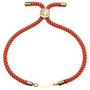 دستبند طلا 18 عیار زنانه الن نار طرح حرف ف مدل N1895