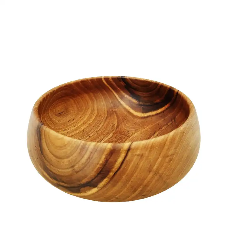 کاسه چوبی مدل خمره ای