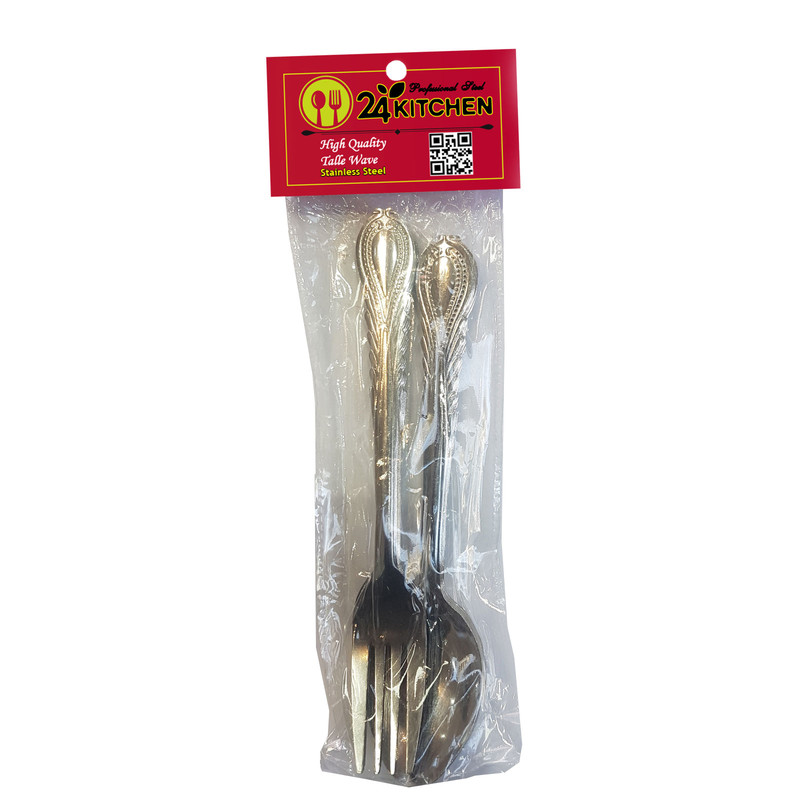 سرویس قاشق چنگال 12 پارچه 24 کیچن مدل pro4