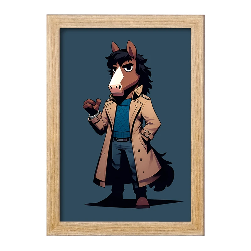 تابلو خندالو مدل اسب کارآگاه کد F8023