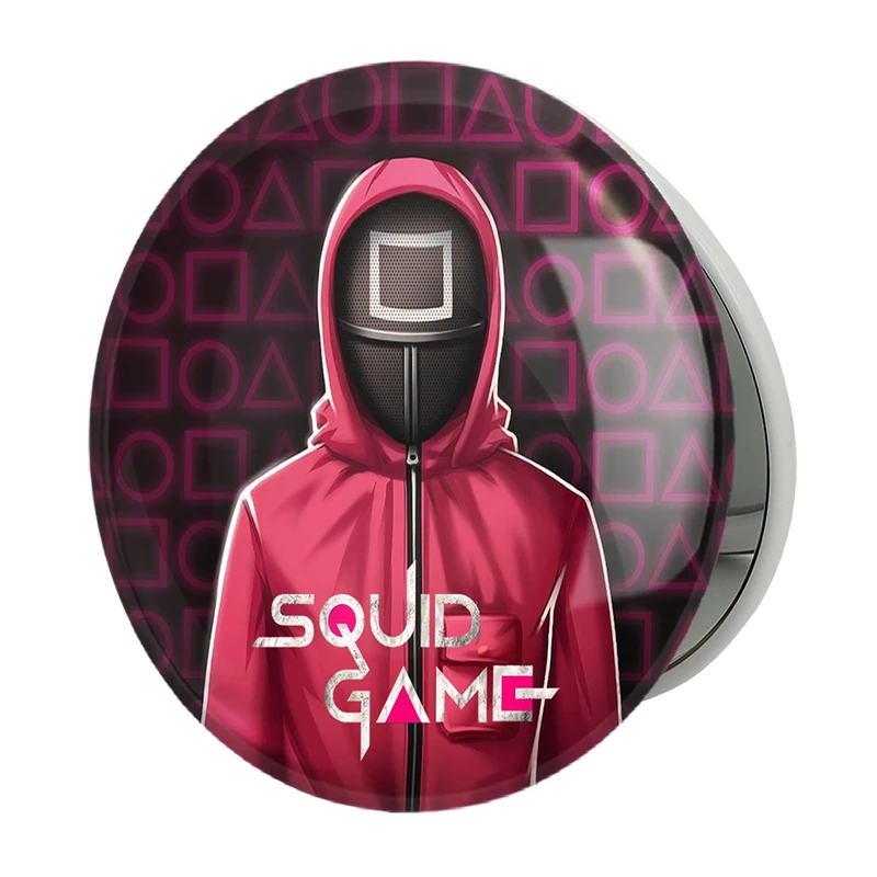 آینه جیبی خندالو طرح بازی مرکب Squid Game مدل تاشو کد 10831 