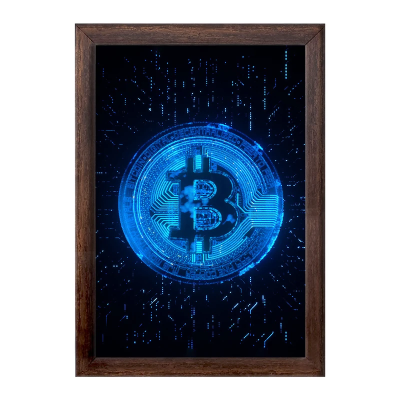 تابلو خندالو طرح بیت کوین (Bitcoin) کد F910