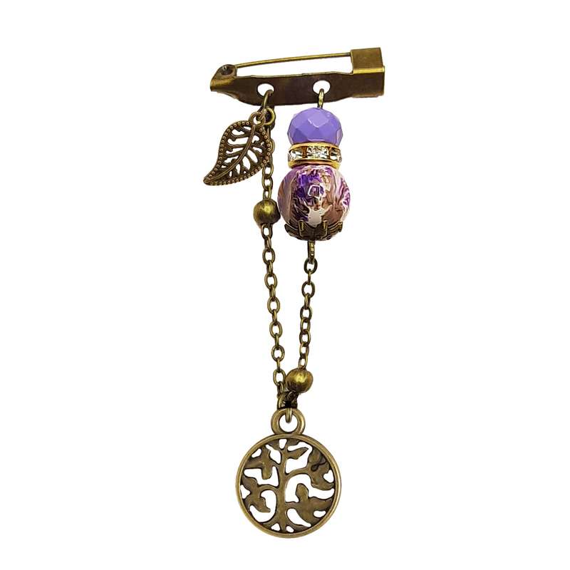 سنجاق سینه زنانه مدل درخت زندگی