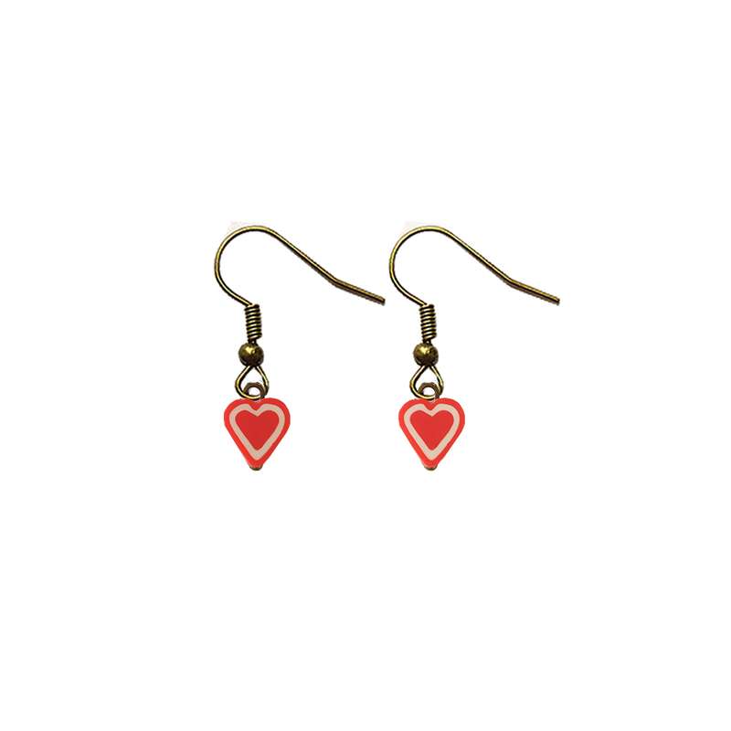 گوشواره دخترانه مدل قلب