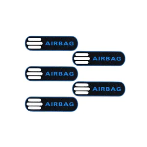 برچسب خودرو طرح ایربگ کد 10805E مناسب برای پژو 206 بسته 5 عددی