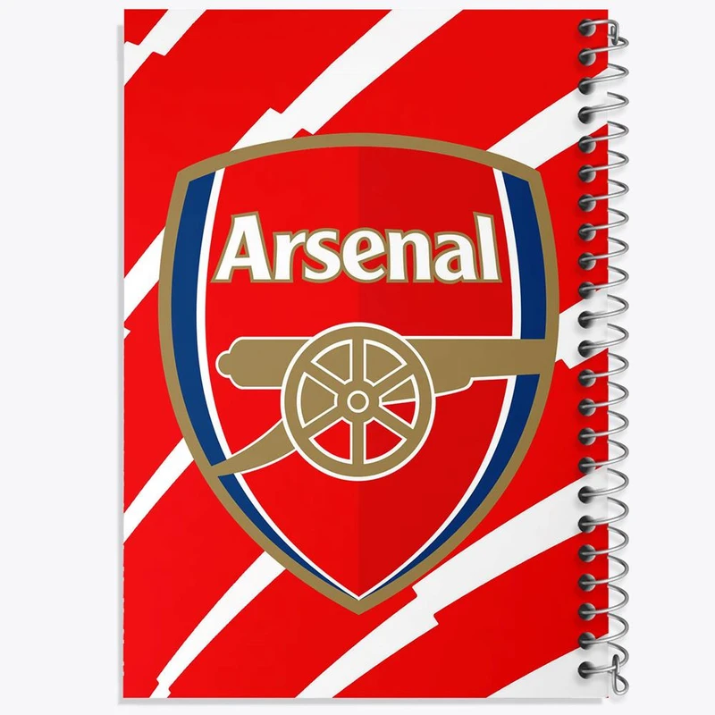دفتر ژورنال نویسی 50 برگ خندالو مدل نقطه ای طرح باشگاه آرسنال کد 27198