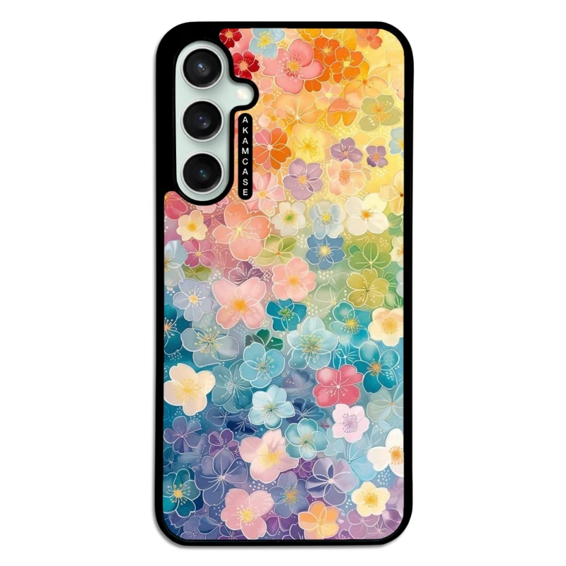 کاور آکام مدل AMC-WSGS23FE-FLOWERS-27 مناسب برای گوشی موبایل سامسونگ Galaxy S23 FE