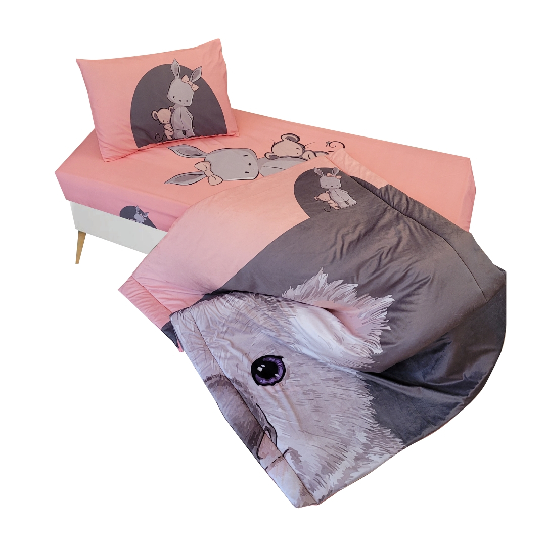 سرویس خواب 3 تکه کودک و نوجوان مدل کوالا کد n1