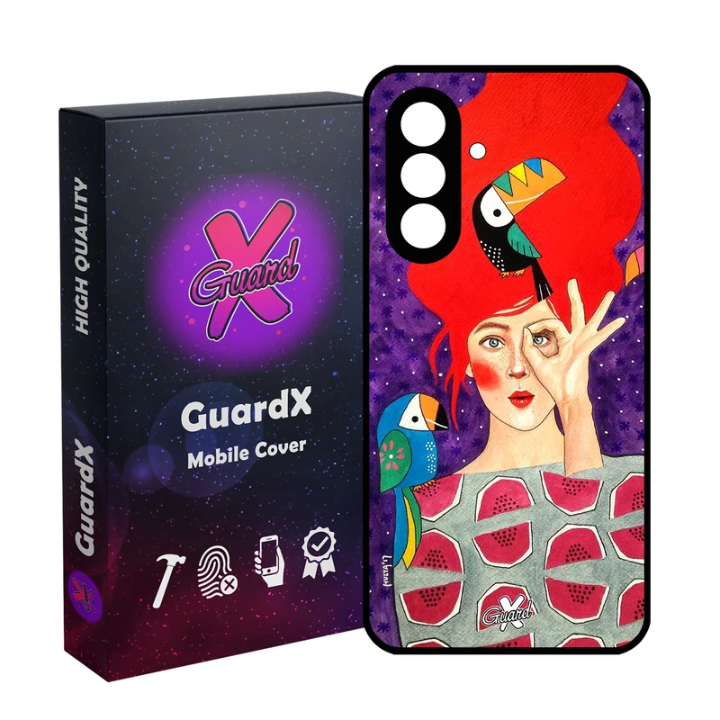 کاور گارد ایکس طرح دختر مدل 10153 مناسب برای گوشی موبایل سامسونگ Galaxy A17 4G / A17 5G