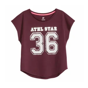 تی شرت آستین کوتاه دخترانه اچ اند ام کد 2745