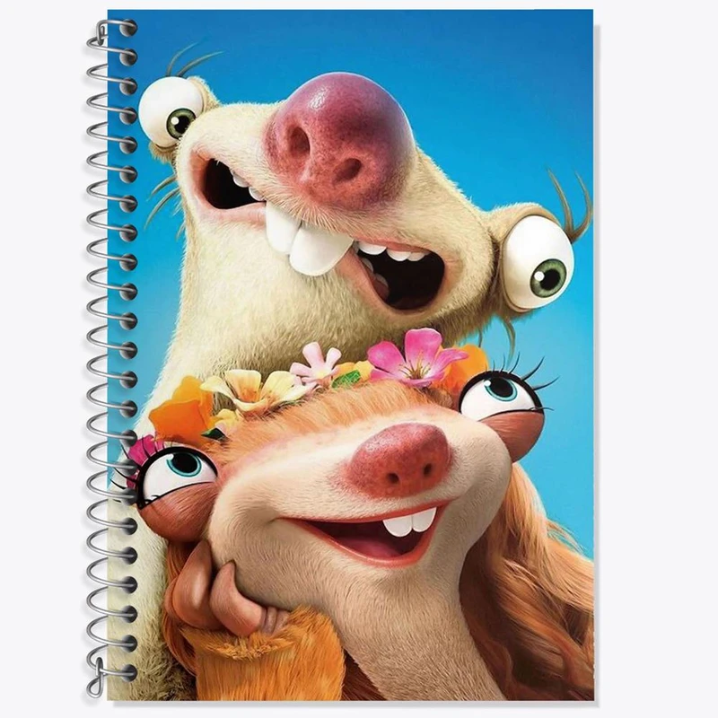 دفتر لغت 50 برگ خندالو مدل انیمیشن عصر یخبندان Ice Age کد 1912