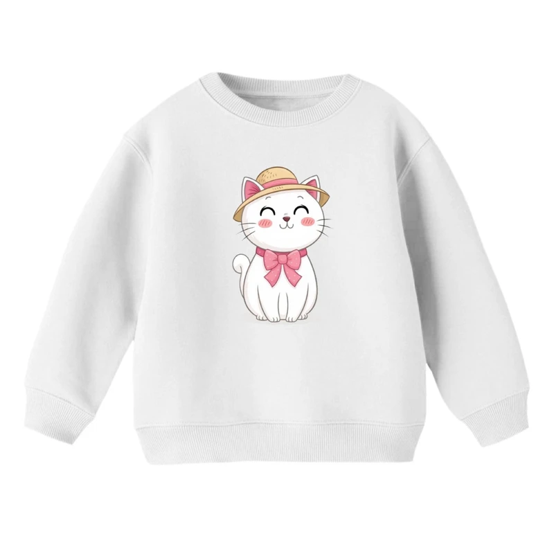 سویشرت بچگانه مدل گربه کلاهدار 