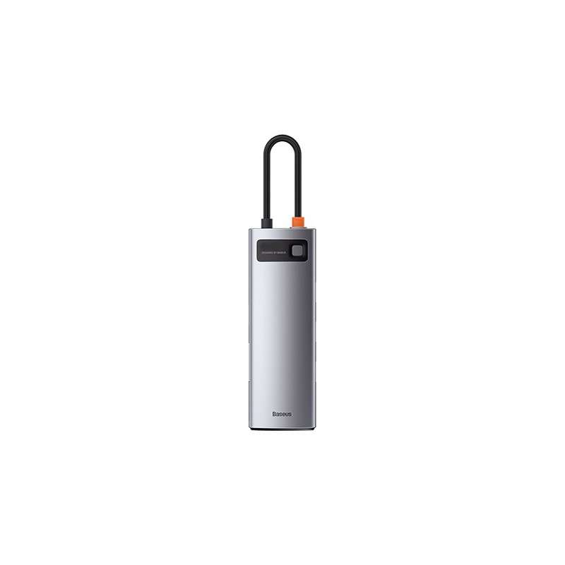 هاب 11 پورت باسئوس مدل METAL GLEAM SERIES Multifunctional هاب 11 پورت باسئوس مدل METAL GLEAM SERIES Multifunctional