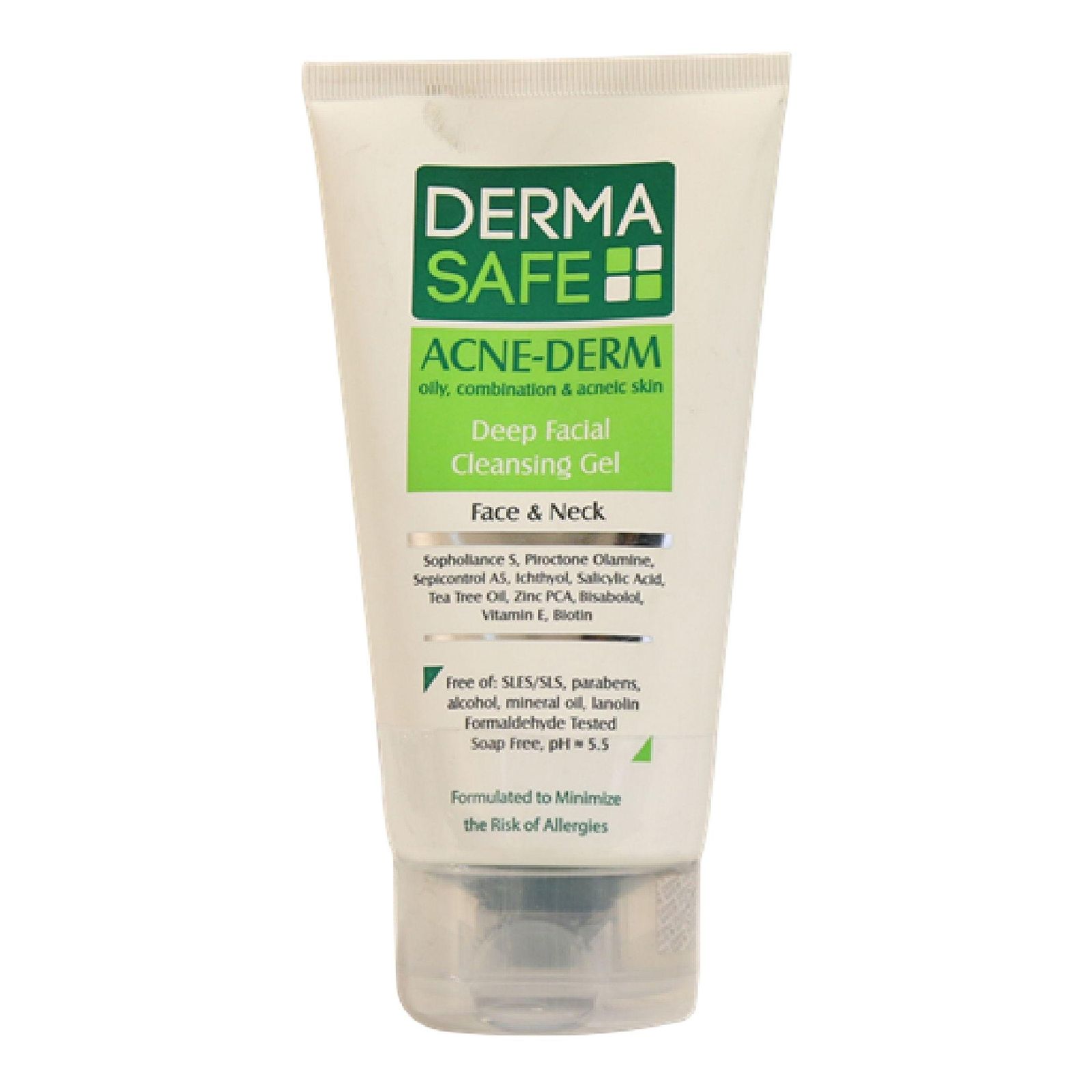 ژل شوینده صورت درماسیف سری Acne Derm مدل Deep Facial حجم ۱۵۰ میلی‌لیتر -  - 1