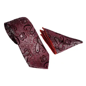 ست کراوات و دستمال جیب مردانه نسن مدل gm111002