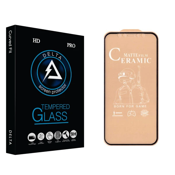 محافظ صفحه نمایش سرامیکی دلتا مدل Fit مناسب برای گوشی موبایل اپل iPhone 11 Pro Max
