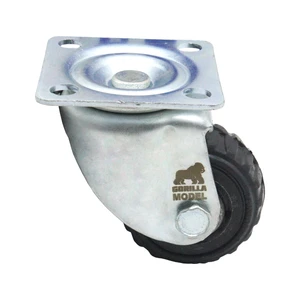 چرخ گردان مدل گوریلا کد YP-KAFI-LASTIKI-75MM