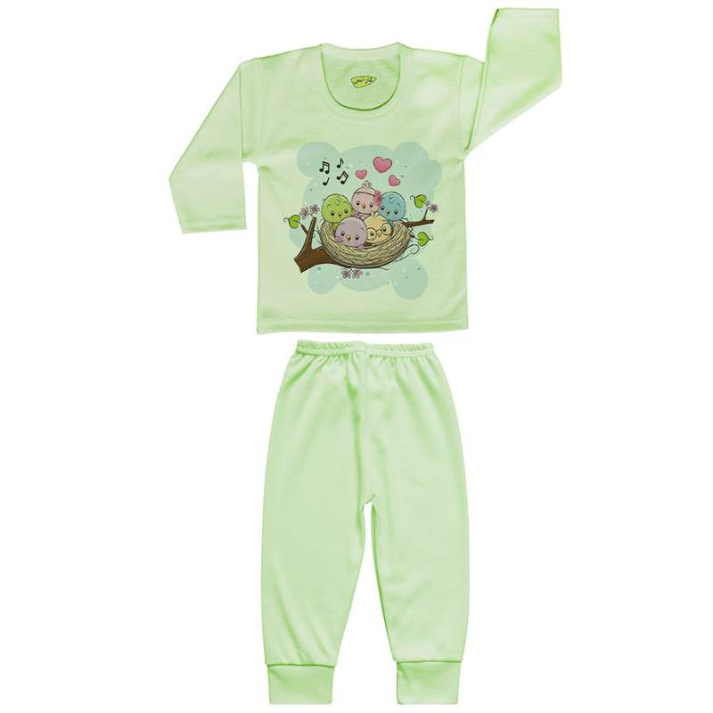 ست تی شرت و شلوار نوزادی کارانس مدل SBSG-3118