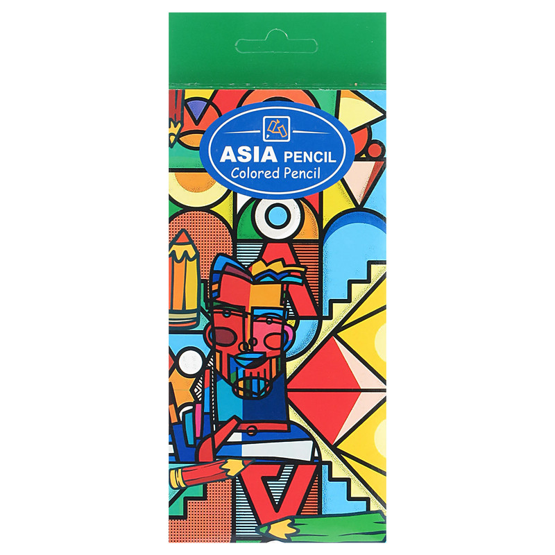مداد رنگی 12 رنگ آسیا کد 5867