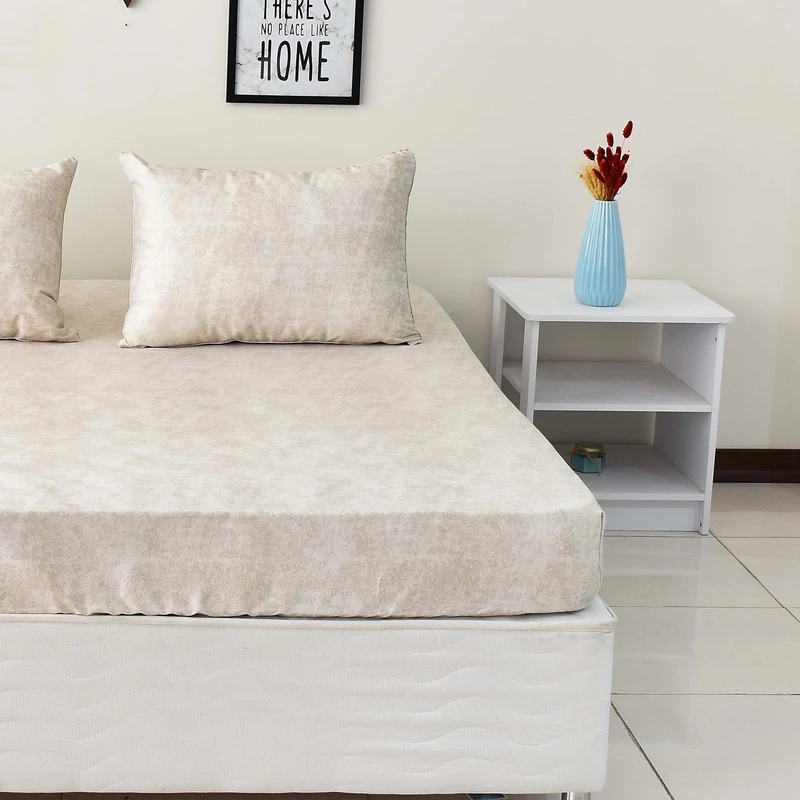 سرویس ملحفه بومرنگ مدل PatineA-90 یکنفره 2 تکه