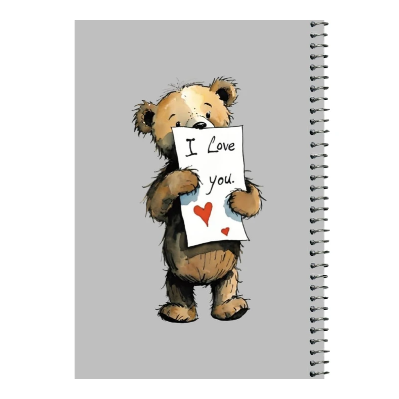 دفتر مشق 80 برگ اس جی مدل تدی عاشق    