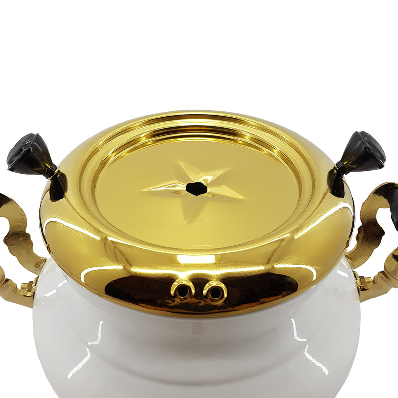 سماور گازی مدل عروس کد D301 ظرفیت 6 لیتر