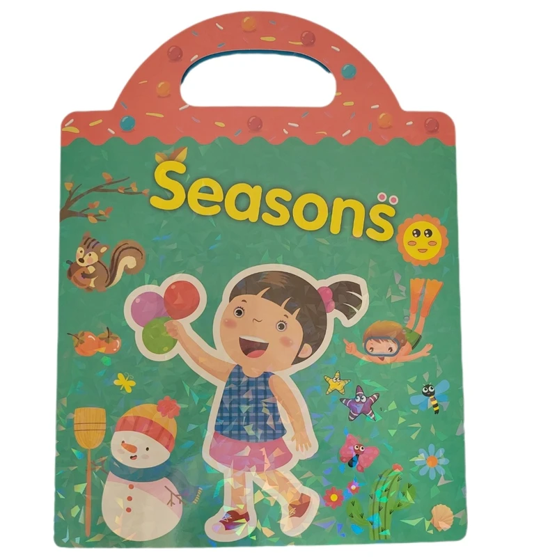 بازی آموزشی انگلیسی مدل استیکر فصل ها 