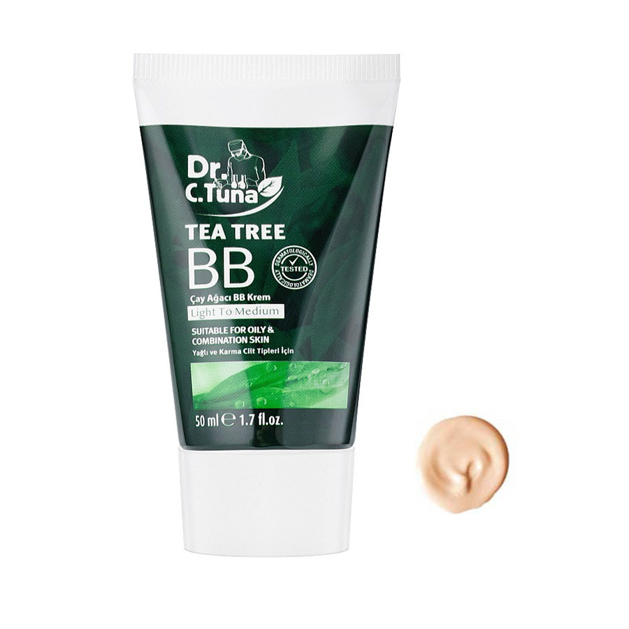 کرم پودر BB دکتر.جی تونا سری TEA TREE حجم 50 میلی لیتر کرم پودر BB دکتر.جی تونا سری TEA TREE حجم 50 میلی لیتر