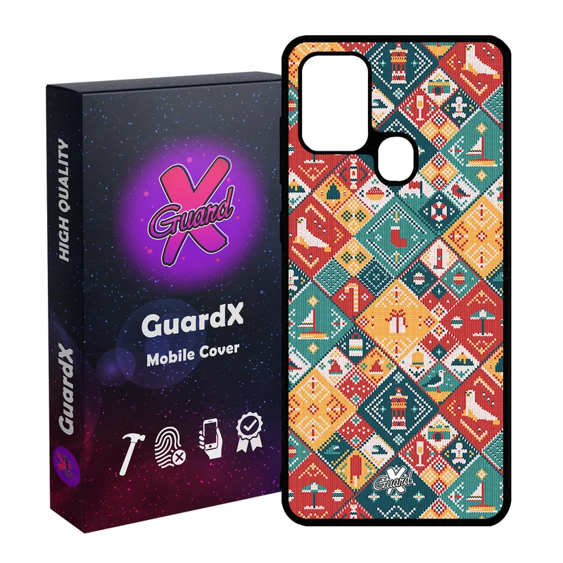 کاور گارد ایکس طرح Pattern مدل Glass10168 مناسب برای گوشی موبایل سامسونگ Galaxy A21s