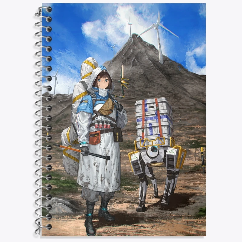 دفتر لغت 50 برگ خندالو طرح بازی دث استرندینگ (Death Stranding) کد 35157