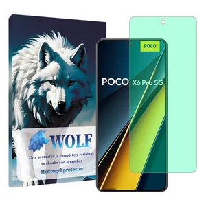 Wolf green light screen Protector Suitable for Xiaomi Poco X6 Pro Mobile Phone