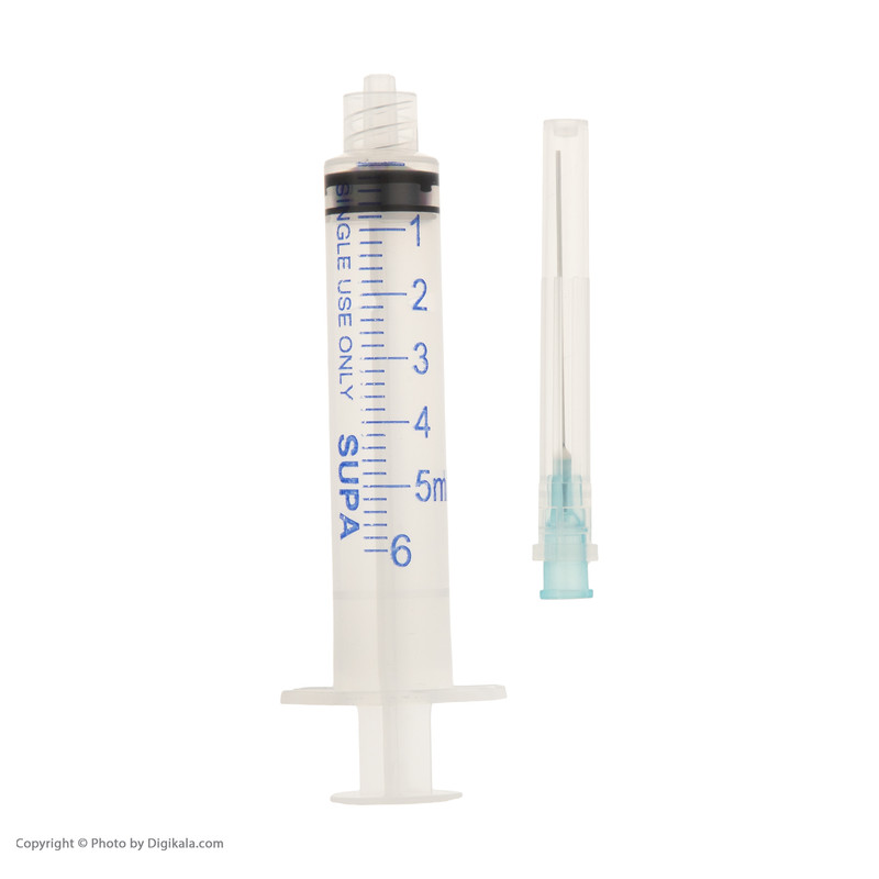 سرنگ 5 سی سی سوپا مدل زیر جلدی