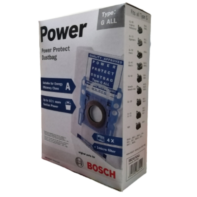 پاکت جاروبرقی مدل GALL مناسب برای جارو برقی های بوش و زیمنس بسته 4 عددی به همراه فیلتر موتور جارو برقی