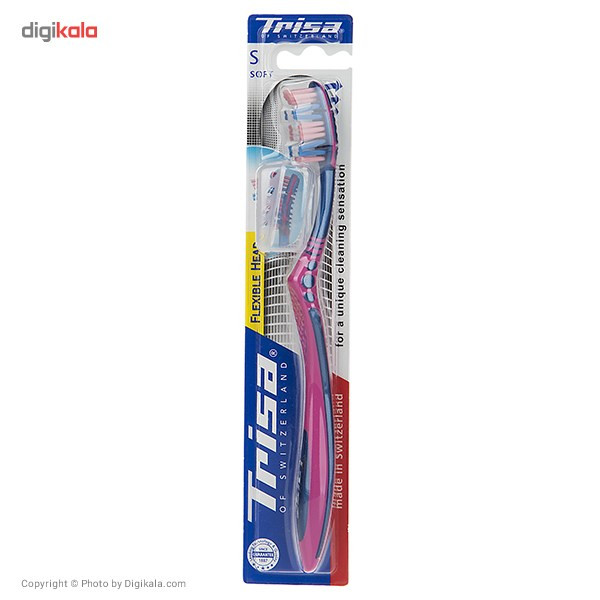 مسواک تریزا مدل Flexible Head با برس نرم به همراه درپوش