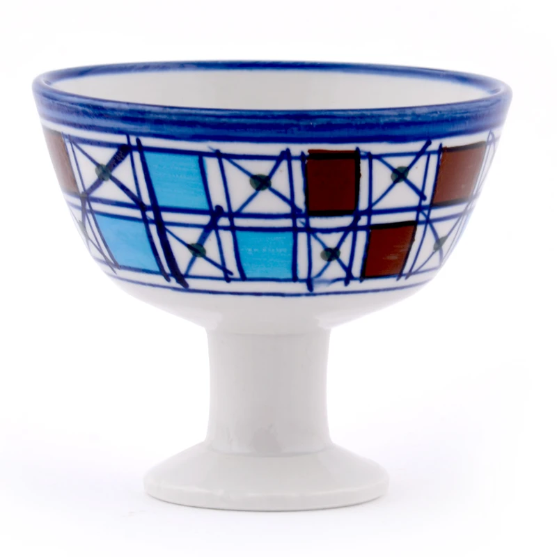 بستنی خوری پایه دارچینی میبد مروارید مدل شطرنجی کد ICE