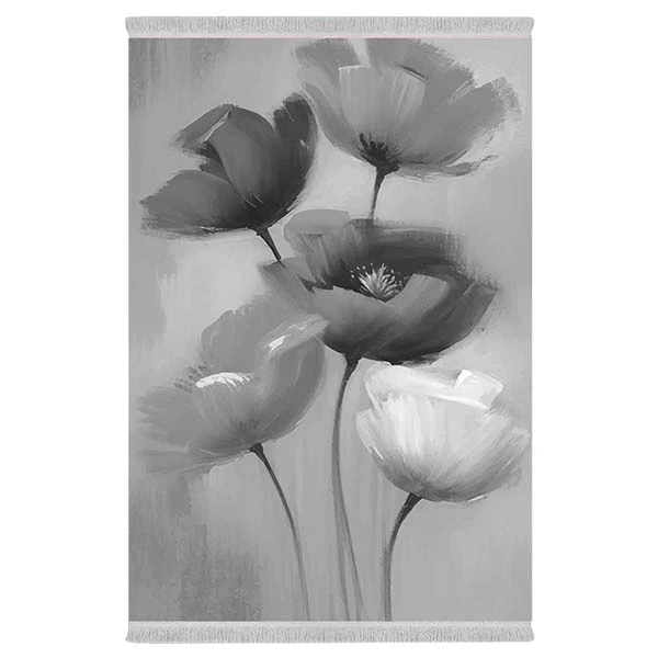 فرش پارچه‌ای دفه مدل فرشینه طرح مدرن کد 109