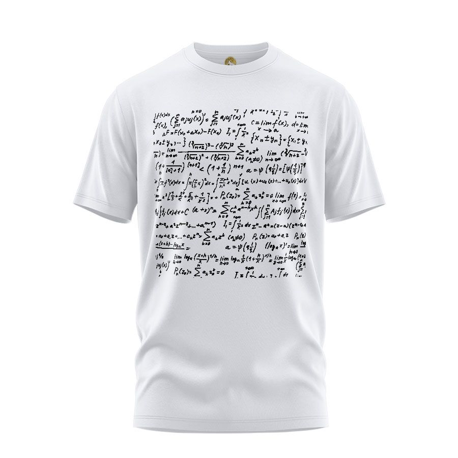 تی شرت آستین کوتاه زنانه هومرو مدل  TW383 طرح ریاضی فیزیک -  - 1