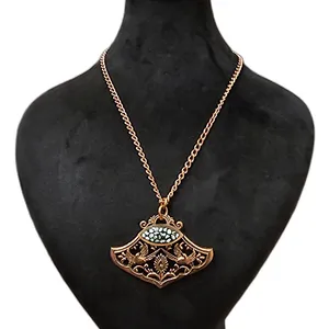 گردنبند دست ساز زنانه مدل فیروزه کوب کد S038