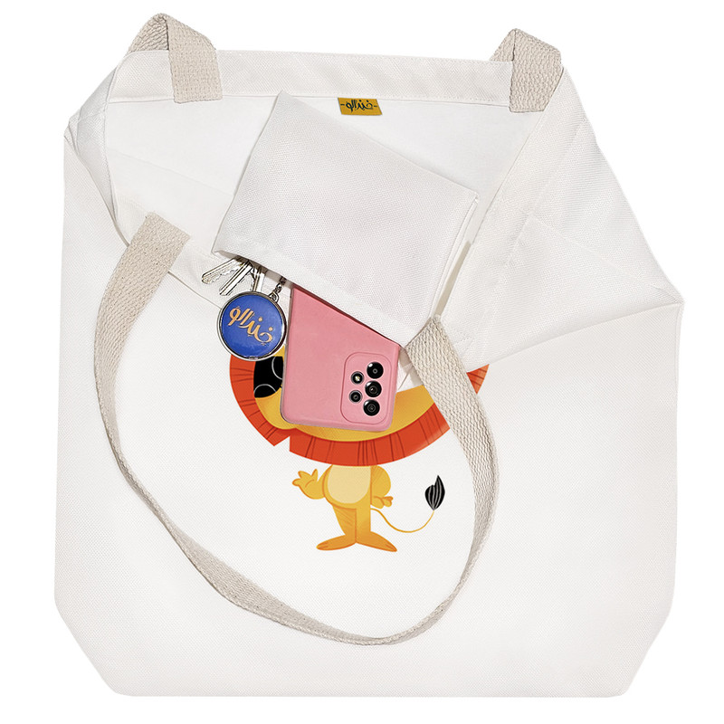 ساک خرید خندالو مدل شیر بامزه کد H1672