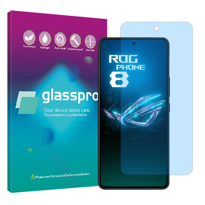 محافظ صفحه نمایش مات ضد اشعه آبی گلس پرو مدل Resistant مناسب برای گوشی موبایل ایسوس ROG Phone 8