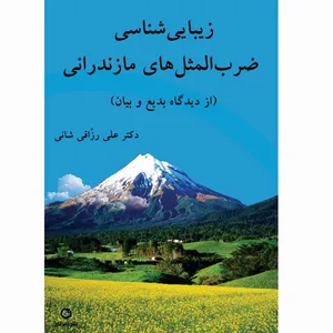 کتاب زیبایی شناسی ضرب المثل های مازندرانی از دیدگاه بیان و بدیع اثر علی رزاقی شانی نشر تیرگان