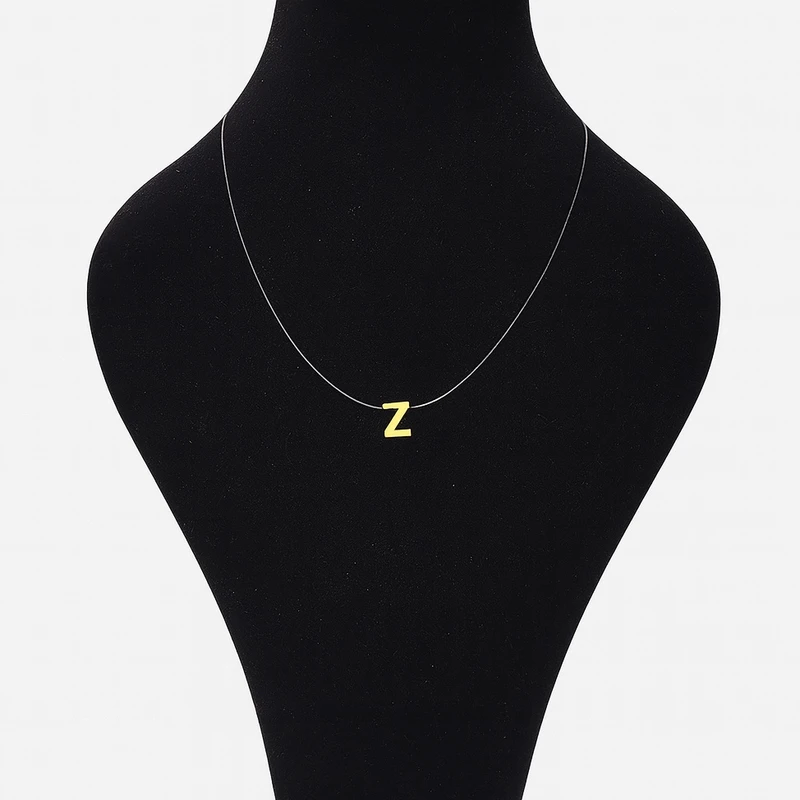 گردنبند زنانه مدل حرف Z