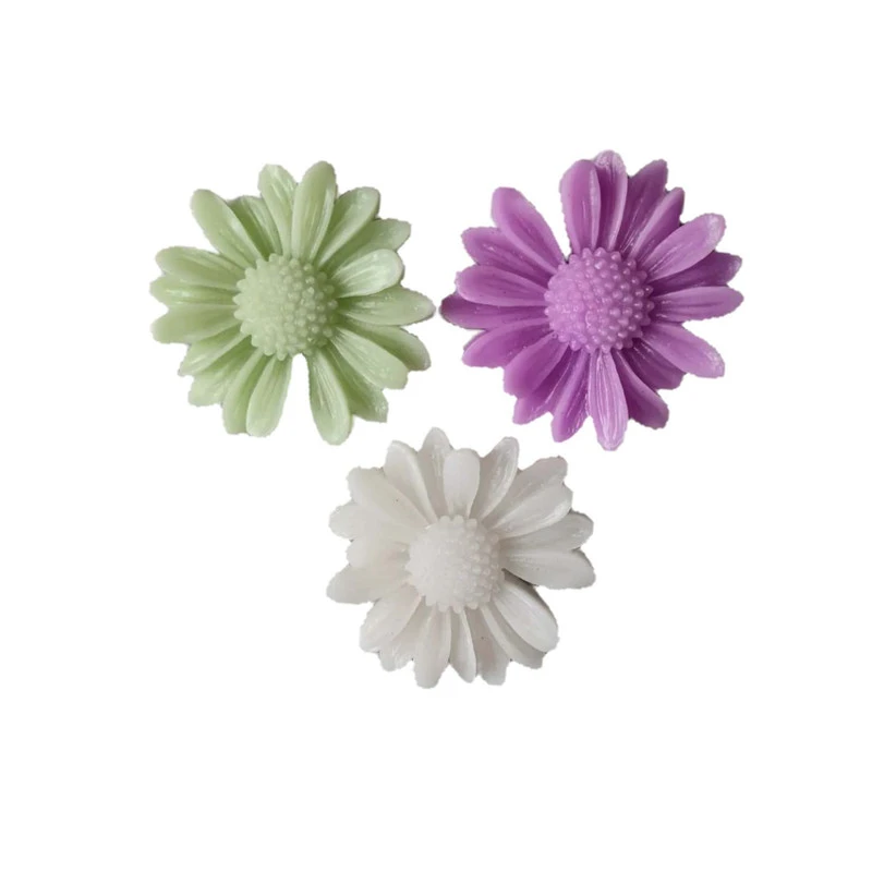 شمع مدل بابونه  ۳ عددی 