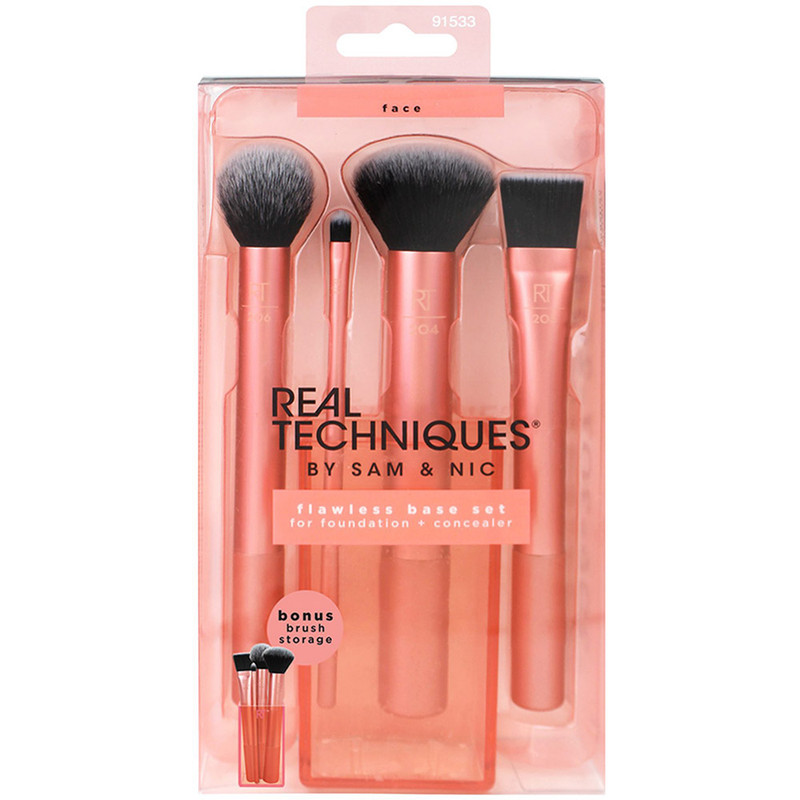 ست برس آرایشی ریل تکنیکس مدل Flawless مجموعه 4 عددی