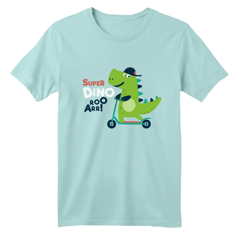 تی شرت آستین کوتاه بچگانه مدل دایناسور کد ۱۰