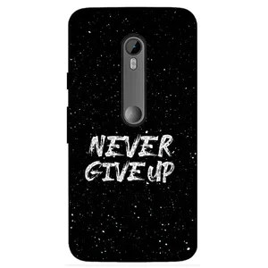 Megafone Never give up 1871 Cover For Motorola Moto G3