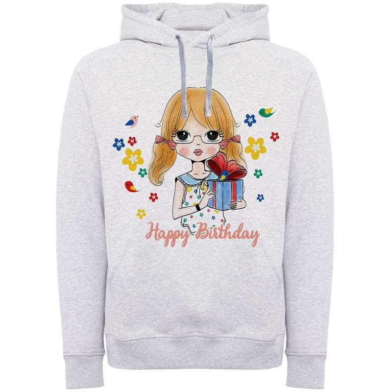 هودی زنانه مدل دختر جعبه کادو F830