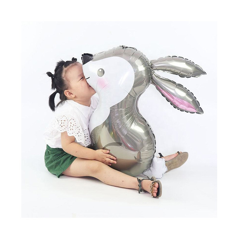 بادکنک فویلی لاکی بالونز طرح خرگوش گوش دراز کد 1039