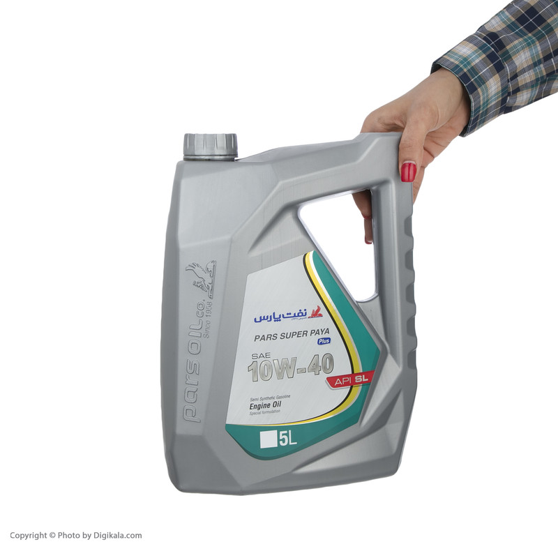 روغن موتور خودرو پارس مدل سوپرپایا پلاس 10w40حجم 5 ليتر