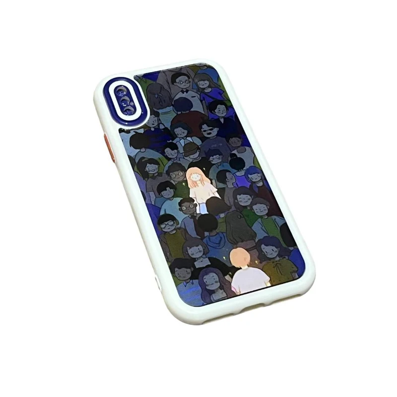 کاور طرح دختر و پسر  کد gb66 مناسب برای گوشی موبایل اپل Iphone X/XS